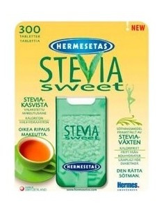 Hermesetas Stevia 300 Comp