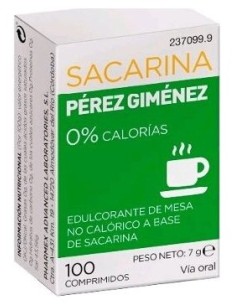 Sacarina Perez Gimenez 100 Comprimidos