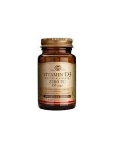 Vitamina D3 2.200 Ui 100 Capsulas Solgar