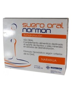 Sueroral Normon Naranja Pack 2 X 250Ml
