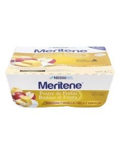 Meritene Postre Manzana-Vainilla 4X100 G