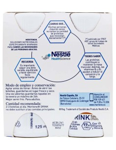 Meritene Drink Chocolate 125Ml X 4Botellas