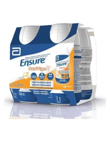 Ensure Nutrivigor Sabor Vainilla 4 Botellas X...