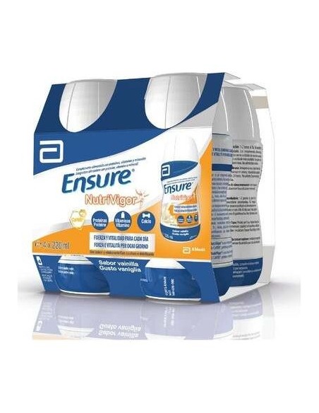 Ensure Nutrivigor Sabor Vainilla 4 Botellas X 220Ml