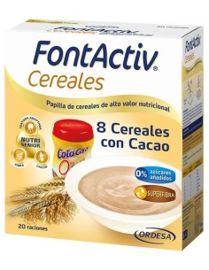 Fontactiv 8 Cereales Cacao 600 Gr