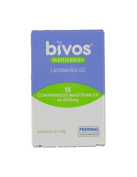 Bivos Lactobacillus Masticables Ferring 15 Comprimidos Masticables