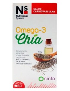 Ns Omega-3 Chia 60 Caps