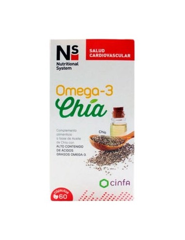 Ns Omega-3 Chia 60 Caps