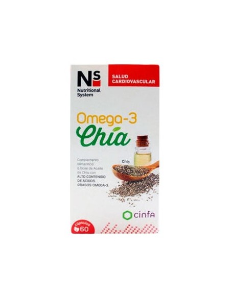 Ns Omega-3 Chia 60 Caps
