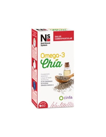 Ns Omega-3 Chia 120 Caps