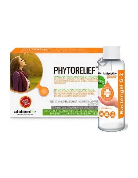 Phytorelief 36 Pst+Gel Desinf Manos 60Ml