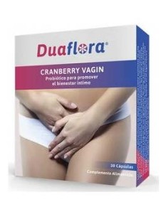 Duaflora Cranberry Probiótico Vaginal 30 Caps