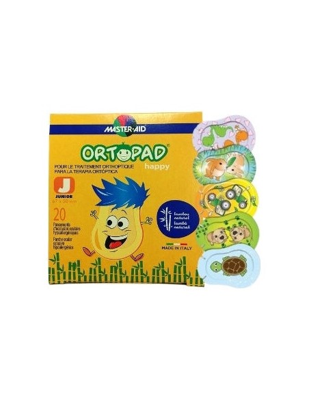 Ortopad® Happy Parche Ocular Junior 20Uds