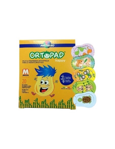 Ortopad Parche Ocular Happy Medium 20 U