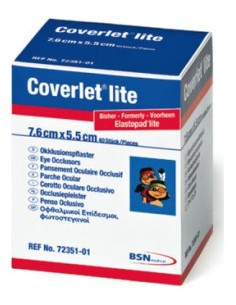 Coverlet Lite Junior Parches Oculares 40Uds