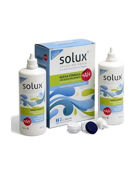 Solux Soluc Todo Tipo Lentes 2 X 360 Ml