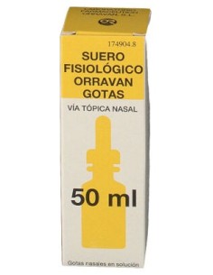 Suero Fisiologico Orravan Gotas 50 C.C.