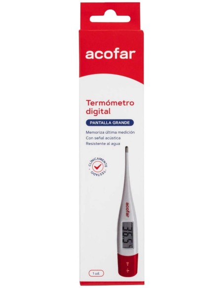 Acofar Termómetro Digital Pantalla Grande 1Ud
