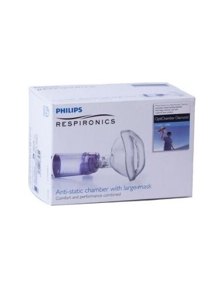 Optichamber Cámara De Inhalación Con Mascarilla Infantil Diamond 1Ud