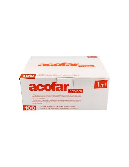 Jeringa Acofar Esteril 1 Ml 16/0.5 Aguja