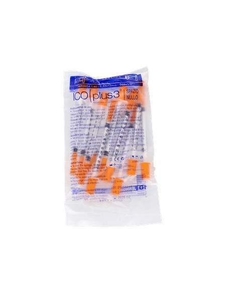 Jeringa Insulina C/Ag 1Ml 0,33X12Mm 10 U