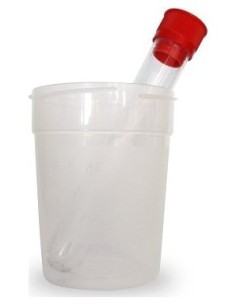 Acofar Kit Envase Recogida Muestras De Orina 120Ml + Tubo