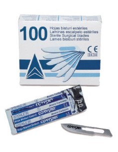 Hojas Bisturi Corysan N.22 100 Und.