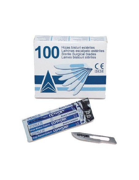 Hojas Bisturi Corysan N.22 100 Und.