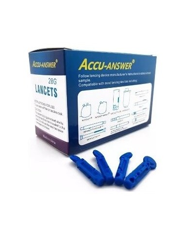 Accu Answer Lancetas Esteriles 25 Ud