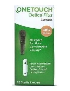 One Touch Delica Plus 25 Lancetas