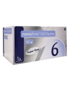Novofine 32G (0,23/0,25X6Mm) 100 Agujas