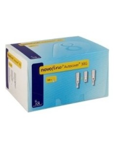 Novofine Autocover 30G 0,3X8Mm 100Agujas