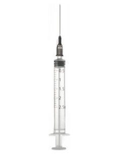 Jeringa Ico C/Aguj 0,7X30 2,5 Ml G22