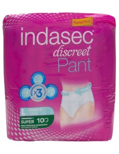 Indasec Pant Super T-Media 10 Unidades