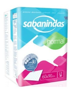 Sabanindas Empapador Normal 60X90 12Uds