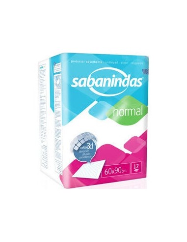 Sabanindas Empapador Normal 60X90 12Uds