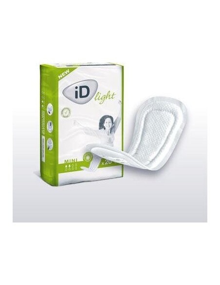 Inco Absorbente Ligera Id Light Mini 20 Unidades