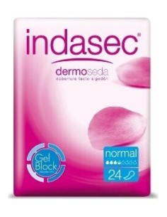 Indasec Normal Compresa Perdidas Leves Bolsa 24 Compresas