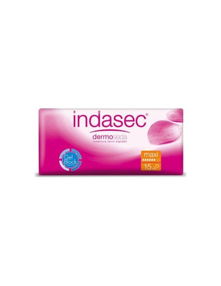 Indasec Maxi Compresas Perdidas Leves 15Uds