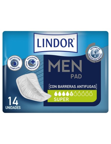 Lindor Men Pad Super 5 Gotas 14 Un