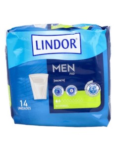 Lindor Men Pad Normal 2 Gotas 14 Un