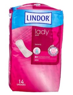 Lindor Lady Pad Mini 2 Gotas 14 Un