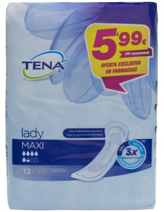 Tena Discreet Maxi Inc Ligera 12 U