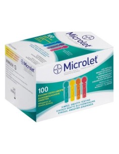 Microlet Lancetas Color Caja 25 Unidades
