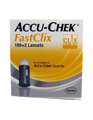 Accu Chek Fastclix Lancetas 102 Unidades