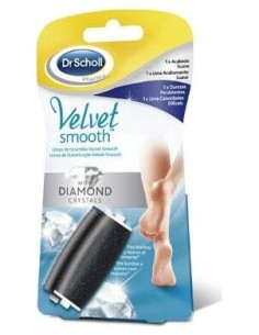 Scholl Velvet Smooth Diamond Crystals 2 Recambios Mixto
