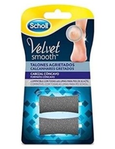 Scholl Velvet Smooth Talones Agrietados Limas De Recambio...
