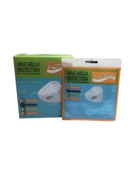 Mascarillas Ffp2 Nr Biofield Blancas 20U