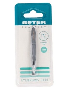 Beter Pinza Depilación Cromada Recta 7,2Cm 1Ud