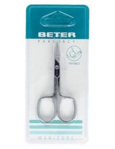 Beter Tijera Uñas Cromada Curva Manicura 1Ud